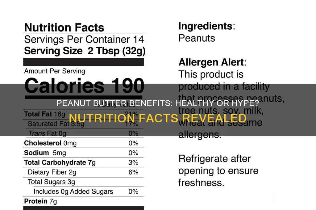 is pranut butter good for you