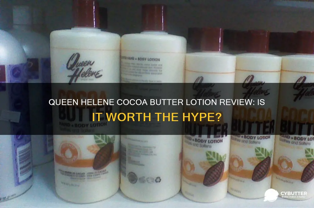 is queen helene cocoa butter lotion good