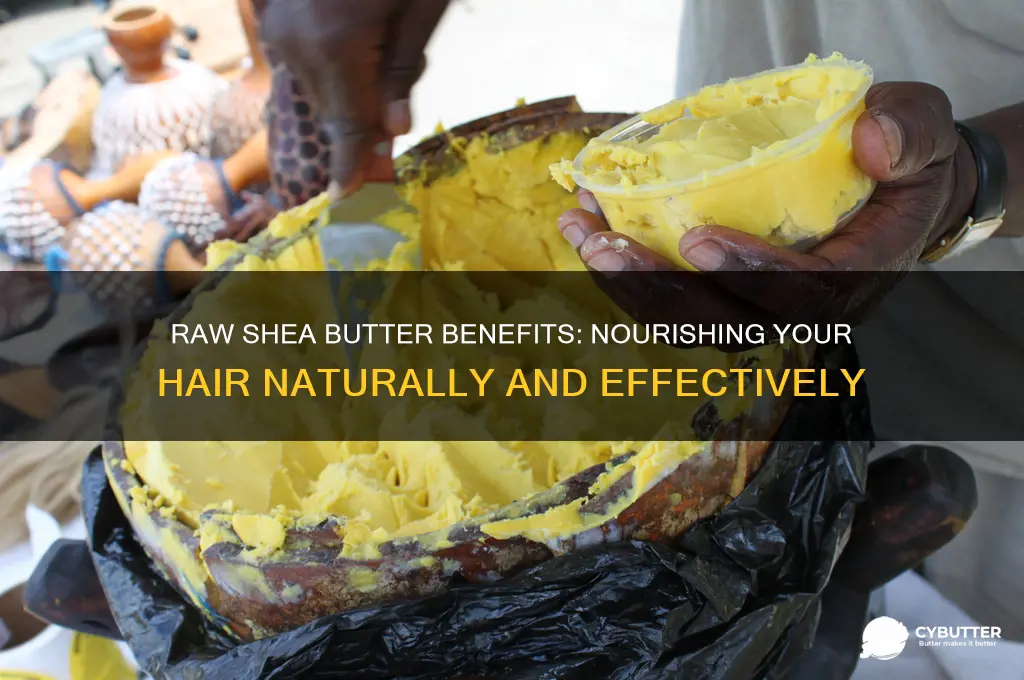 is raw shea butter good for hair