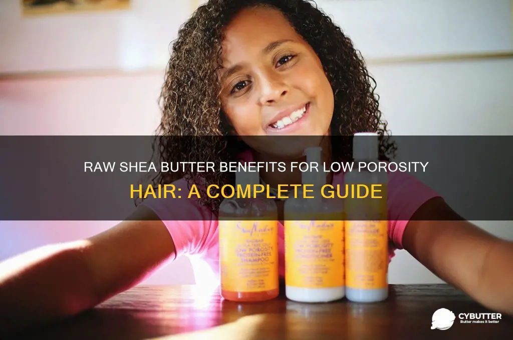 is raw shea butter good for low porosity hair