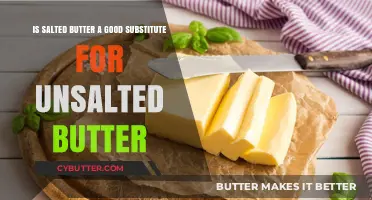 Salted vs. Unsalted Butter: Which Substitute Works Best in Recipes?