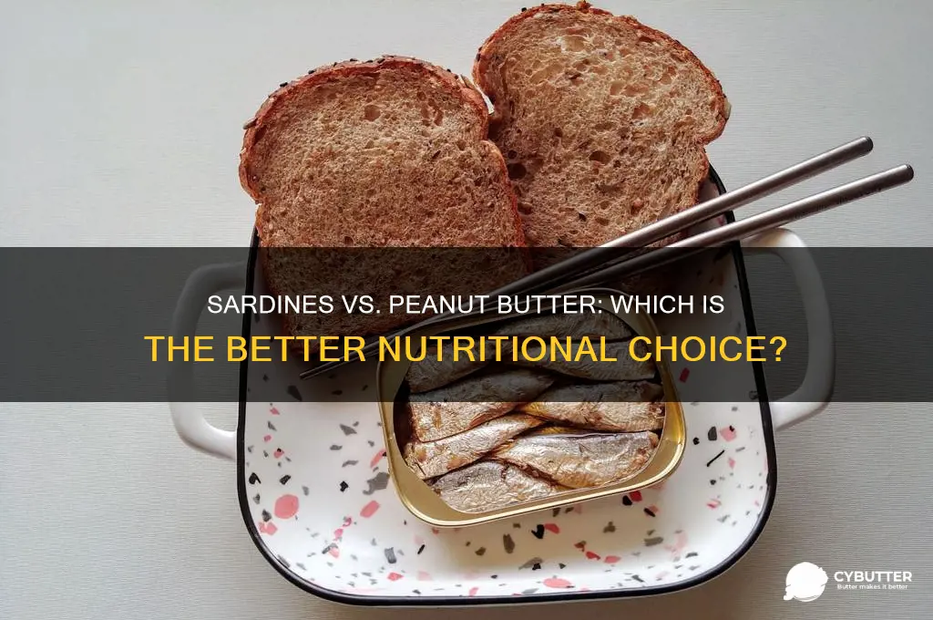 is sardines a good source of peanut butter
