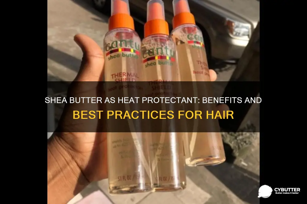 is shea butter a good heat protectant for hair