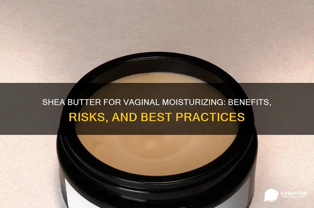 is shea butter a good vaginal moisturizer