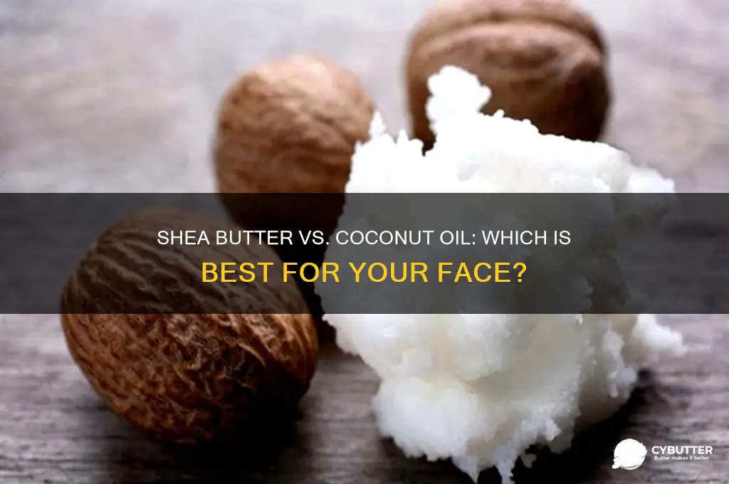 is shea butter and coconut oil good for face