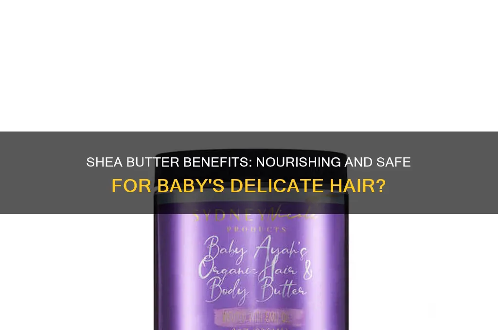 is shea butter good for baby hair