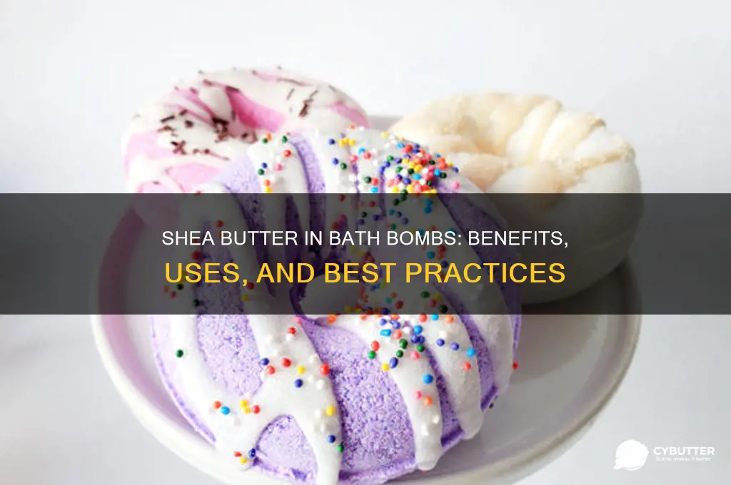 is shea butter good for bath bombs