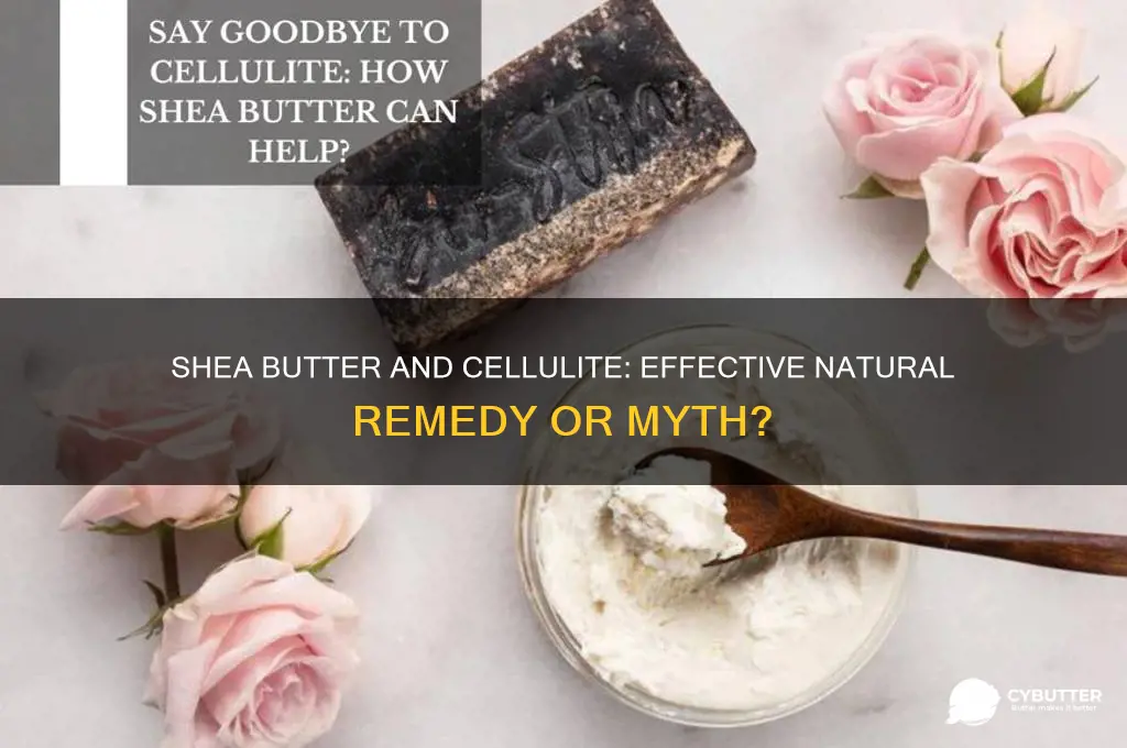 is shea butter good for cellulite