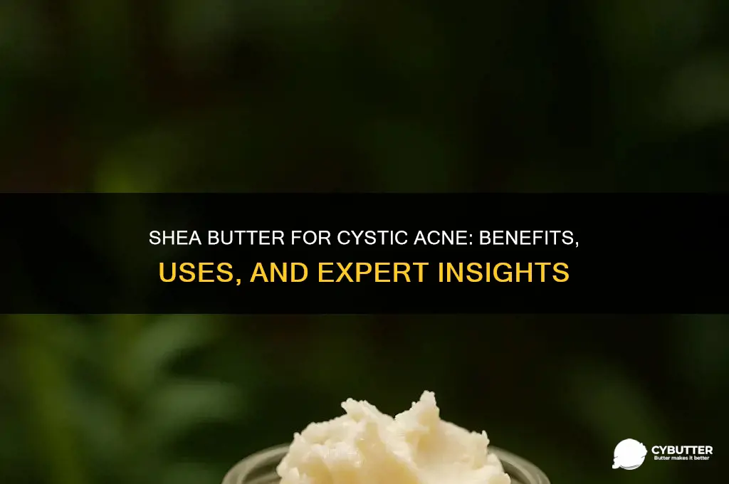 is shea butter good for cystic acne