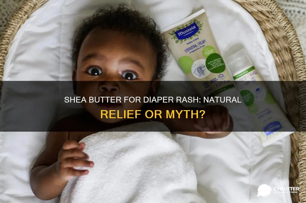 is shea butter good for diaper rash