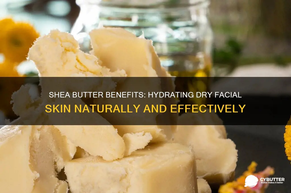 is shea butter good for dry skin on face