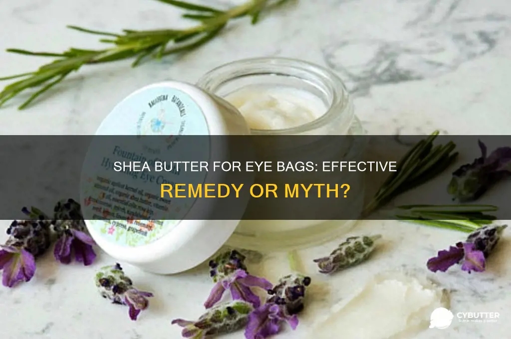 is shea butter good for eye bags
