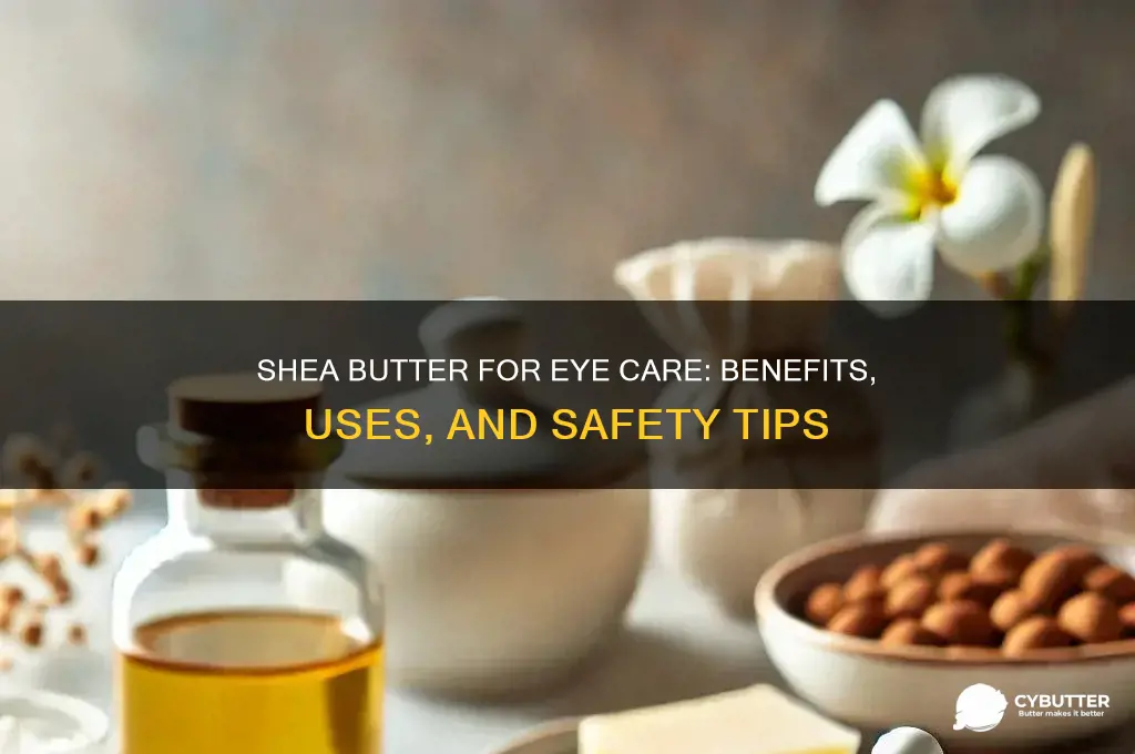 is shea butter good for eyes