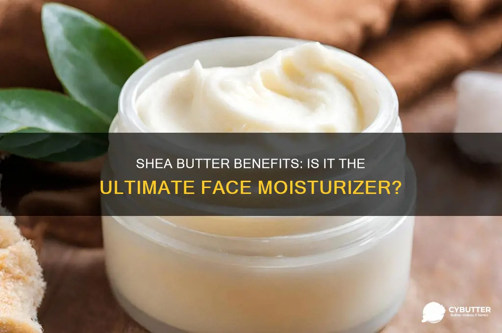 is shea butter good for face moisturizer