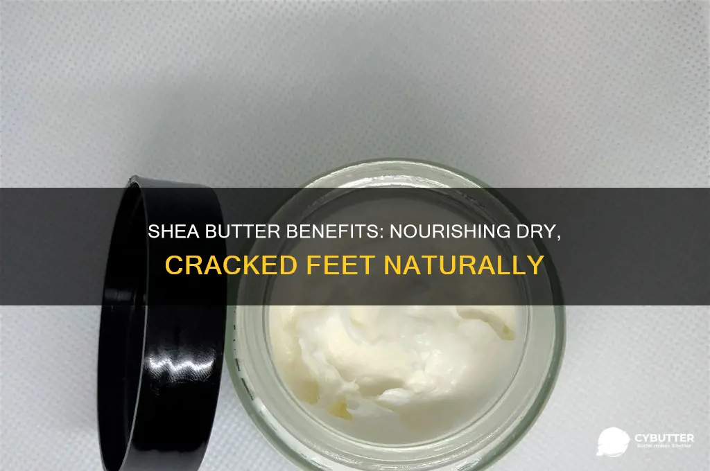 is shea butter good for feet