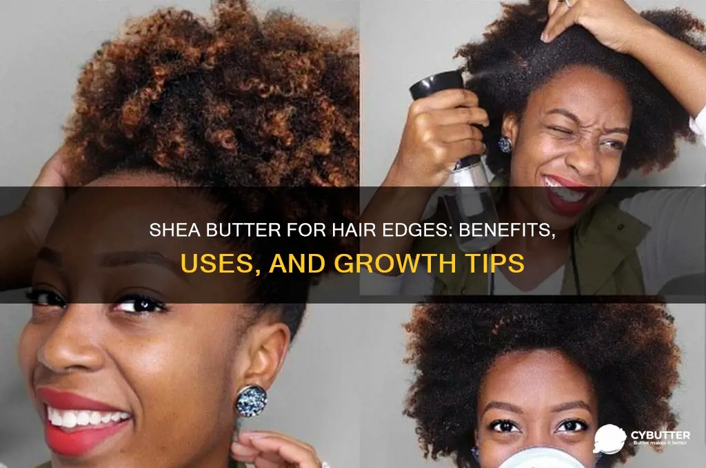 is shea butter good for hair edges
