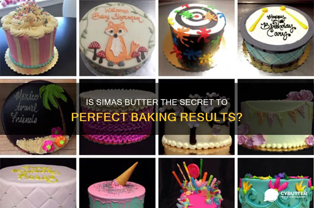 is simas butter good for baking
