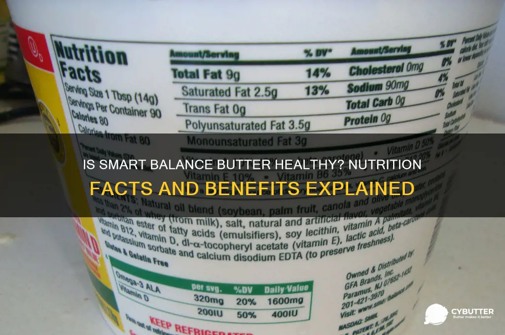 is smart balance butter good for you