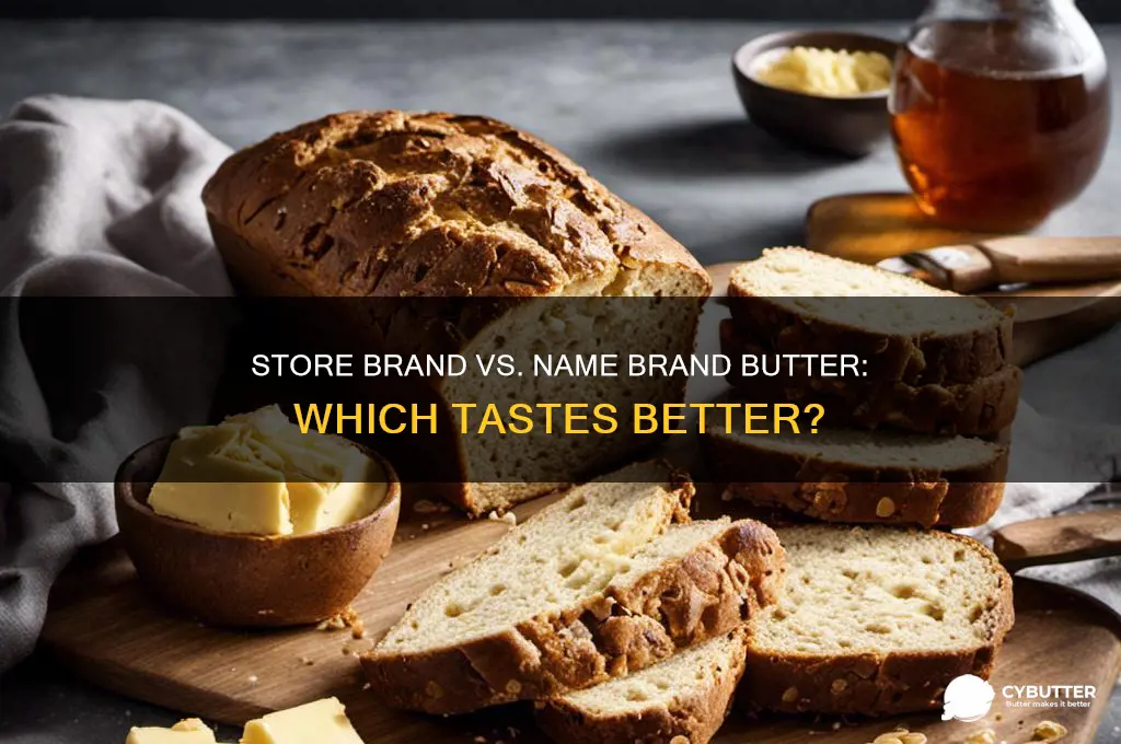 is store brand butter as good as name brand