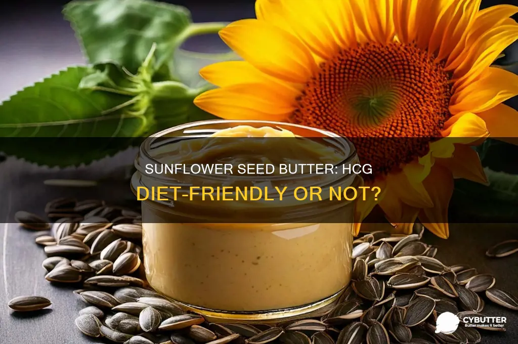 is sunflower seed butter good for hcg diet