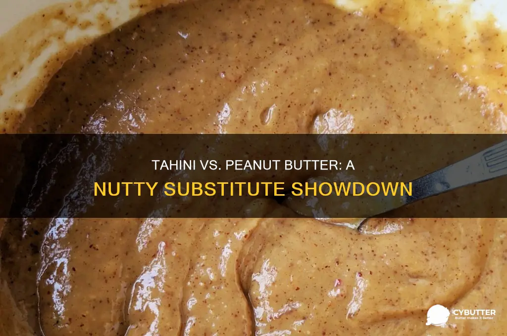 is tahini a good substitute for peanut butter