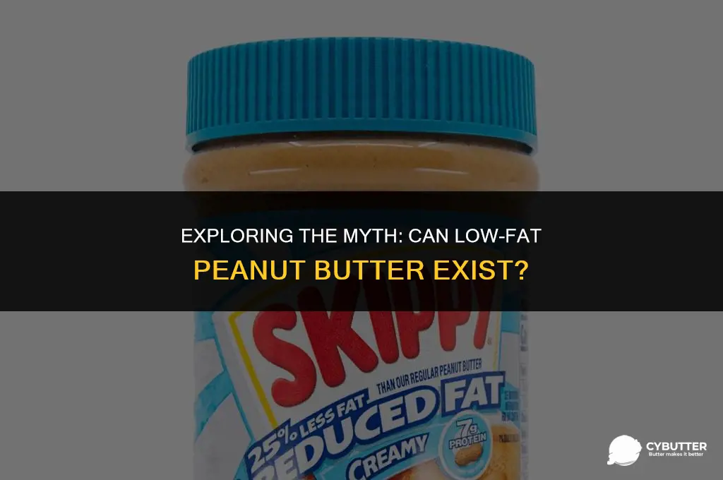 is there a low fat peanut butter