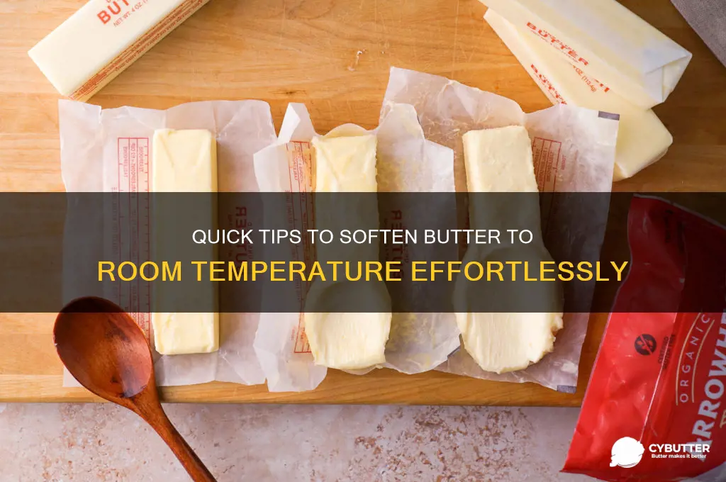 is there a way to get butter to room temperature