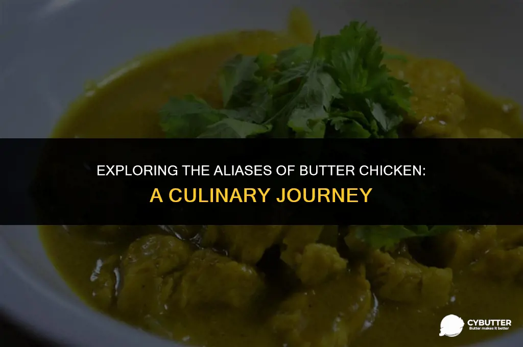 is there another name for butter chicken