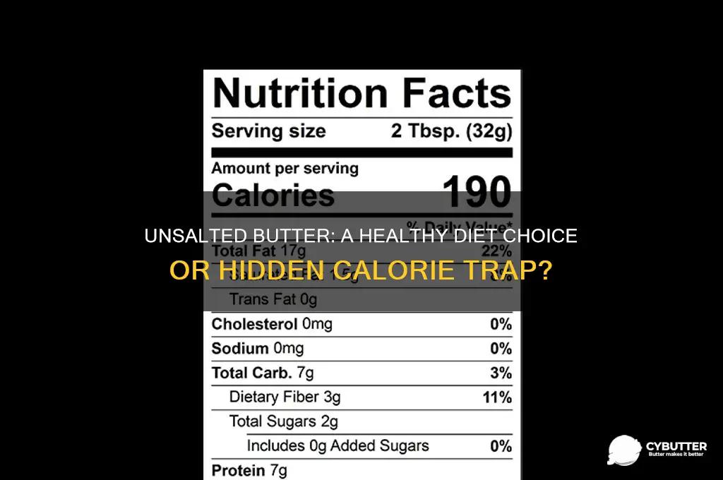 is unsalted butter good for diet
