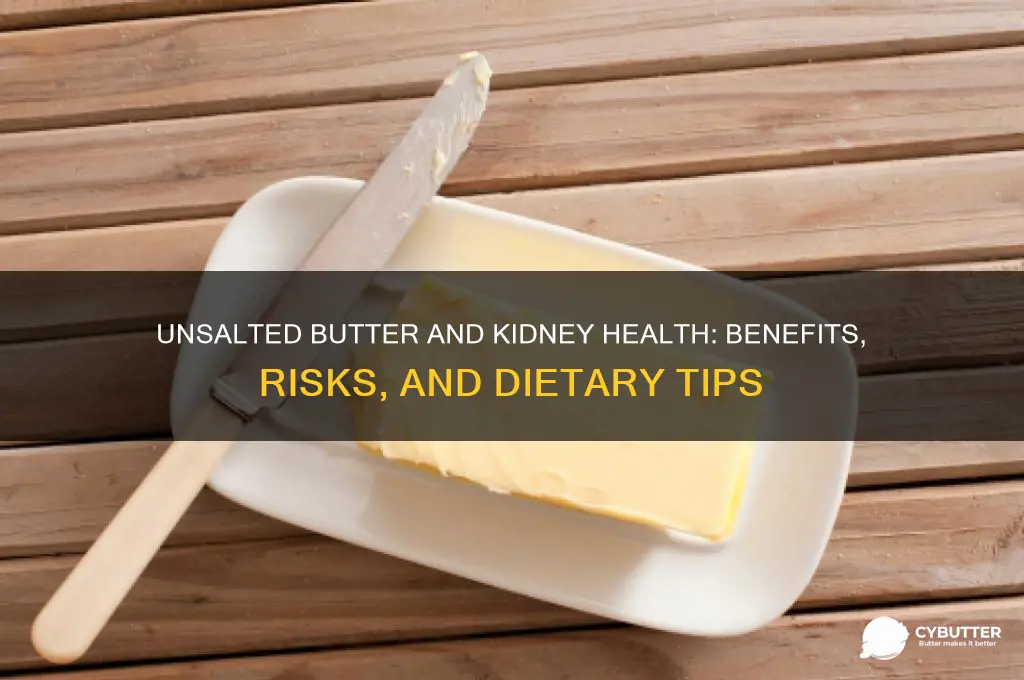 is unsalted butter good for kidney disease
