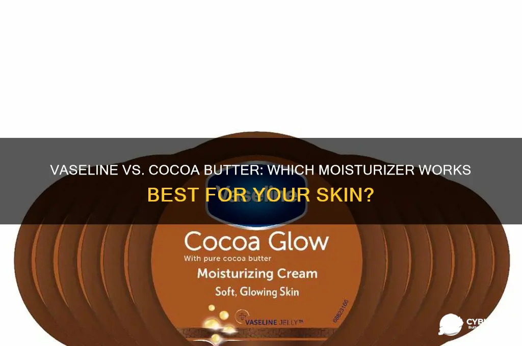 is vaseline a good moisturizer cocoa butter