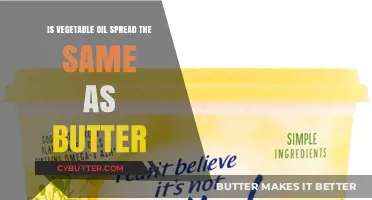 Clarifying the Confusion: Vegetable Oil Spread vs. Butter