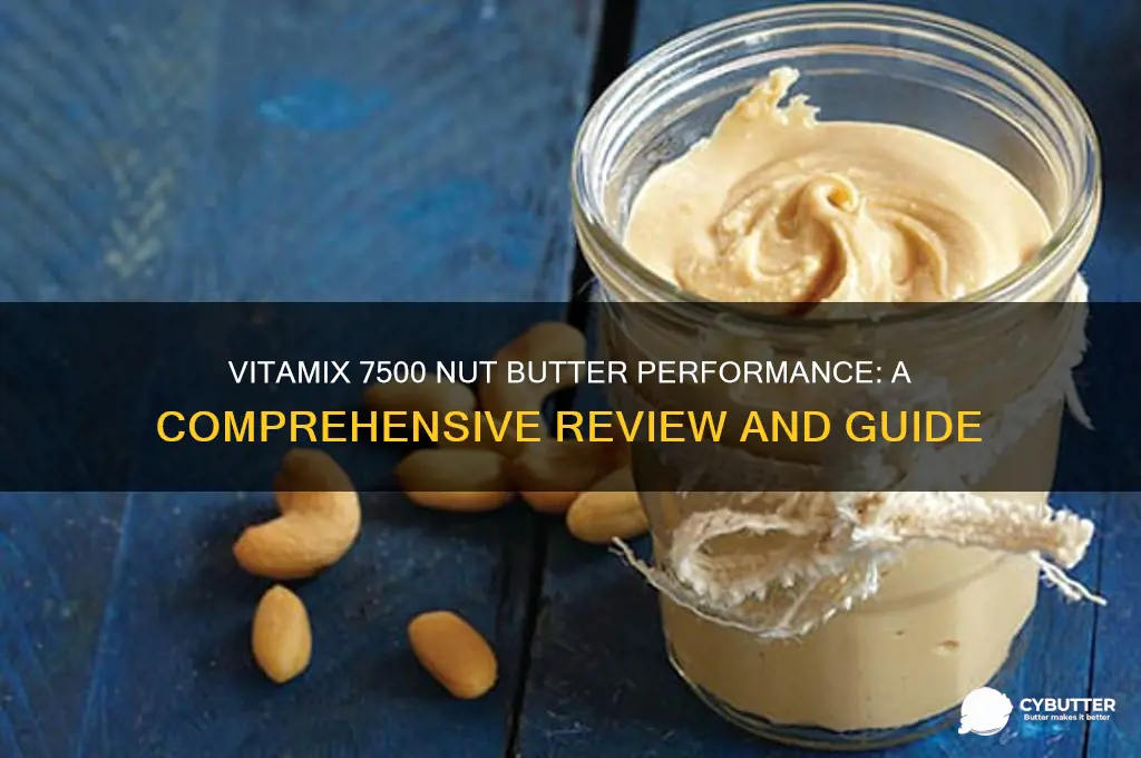 is vitamix 7500 good for making nut butter