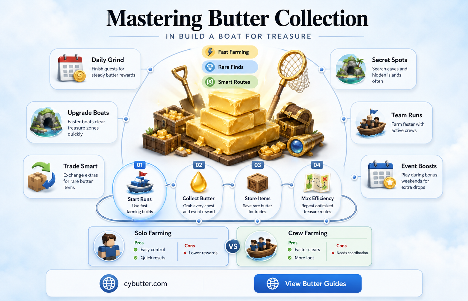 how to get butter in build a boat