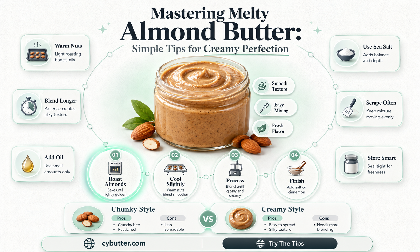 how to get almond butter melty