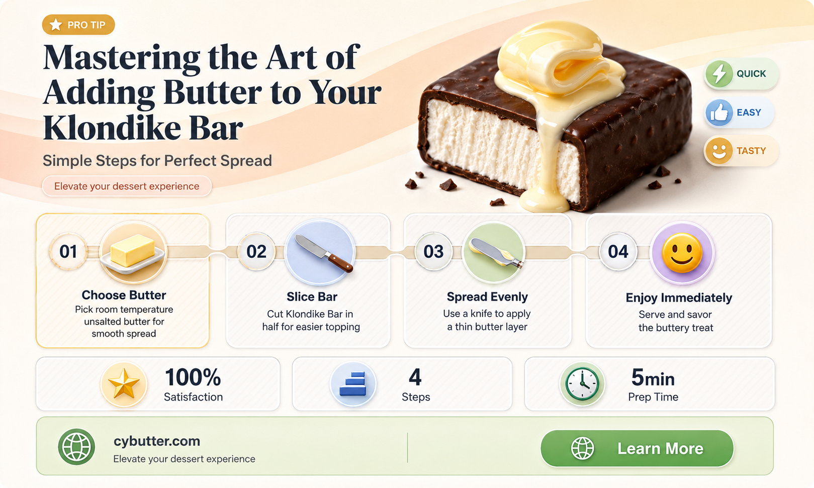how to get butter on klondike