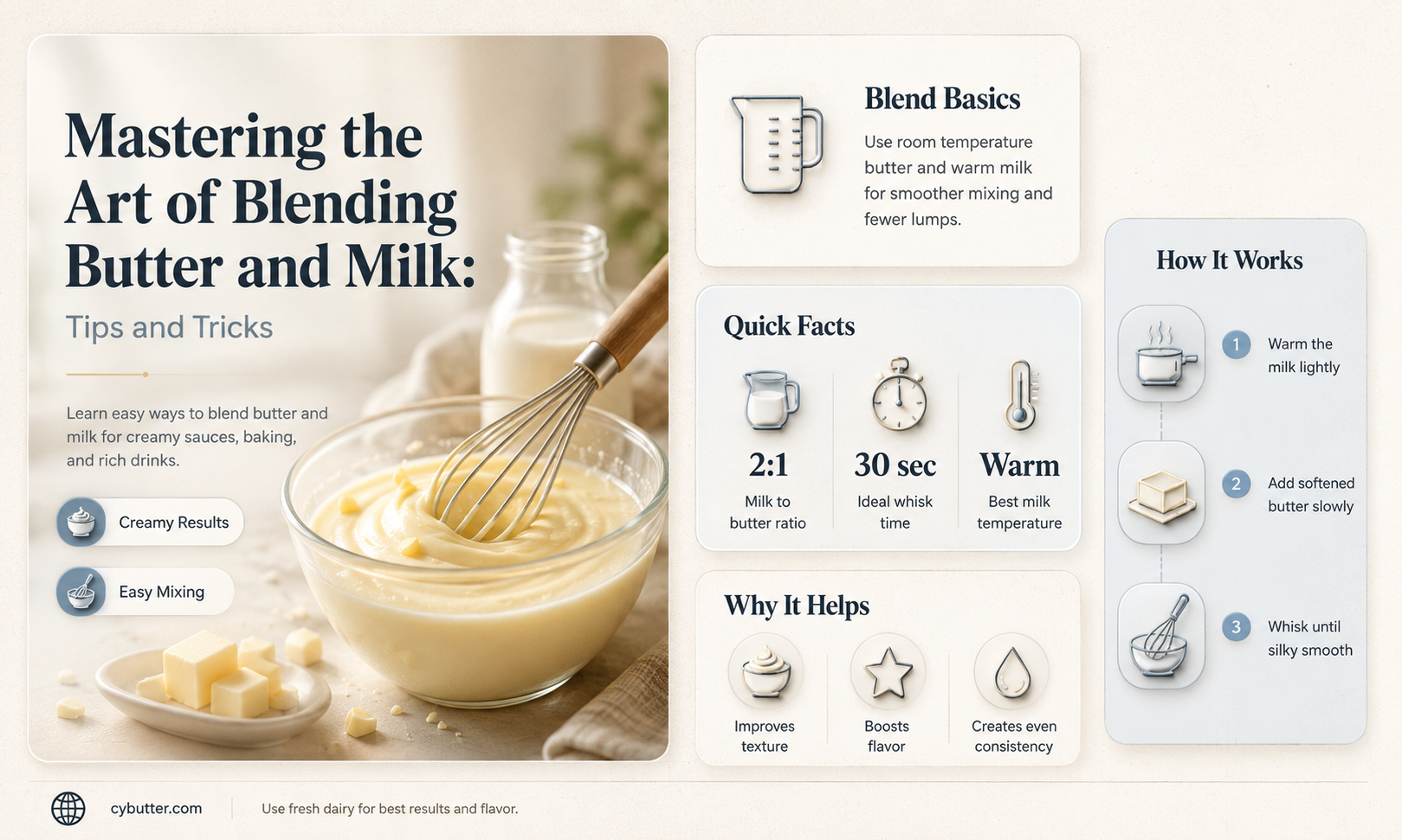 how to get butter and milk to combine