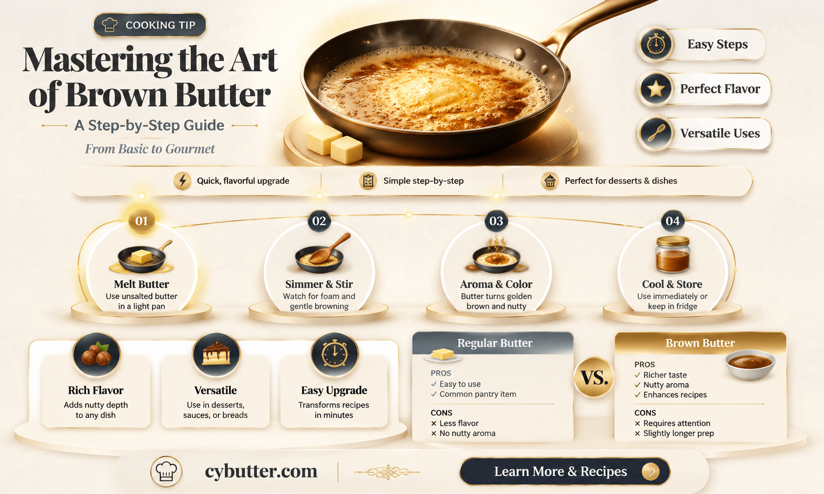 how long to make brown butter