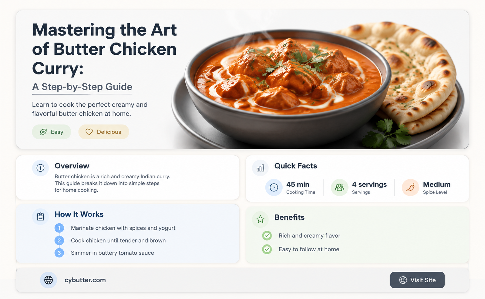 how to cook butter chicken curry