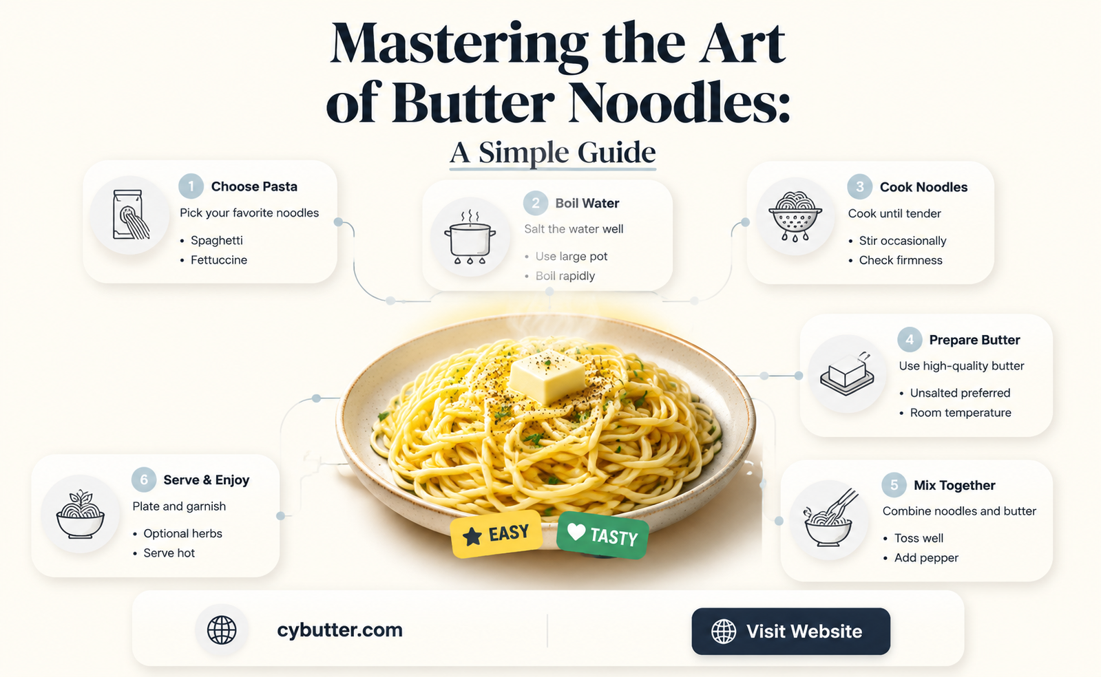 how to cook butter noodles