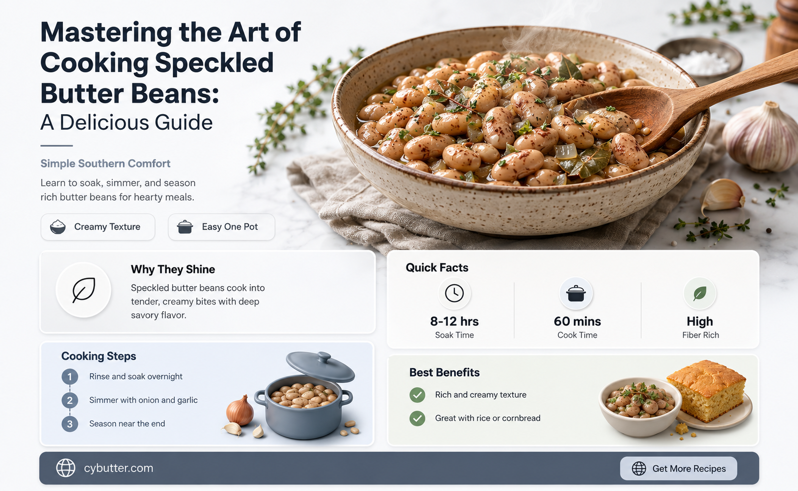 how to cook speckled butter beans