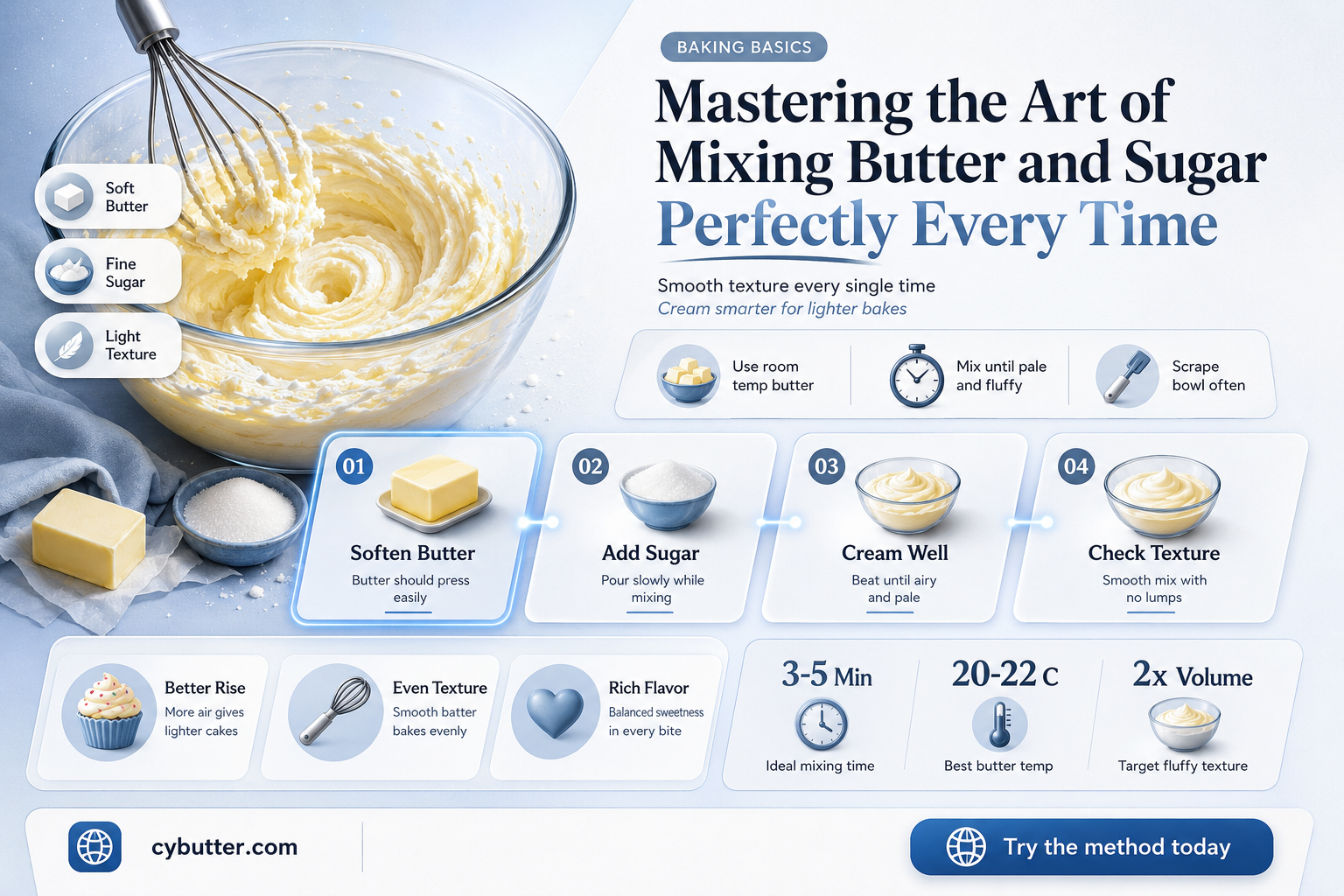 how to get butter and sugar to mix