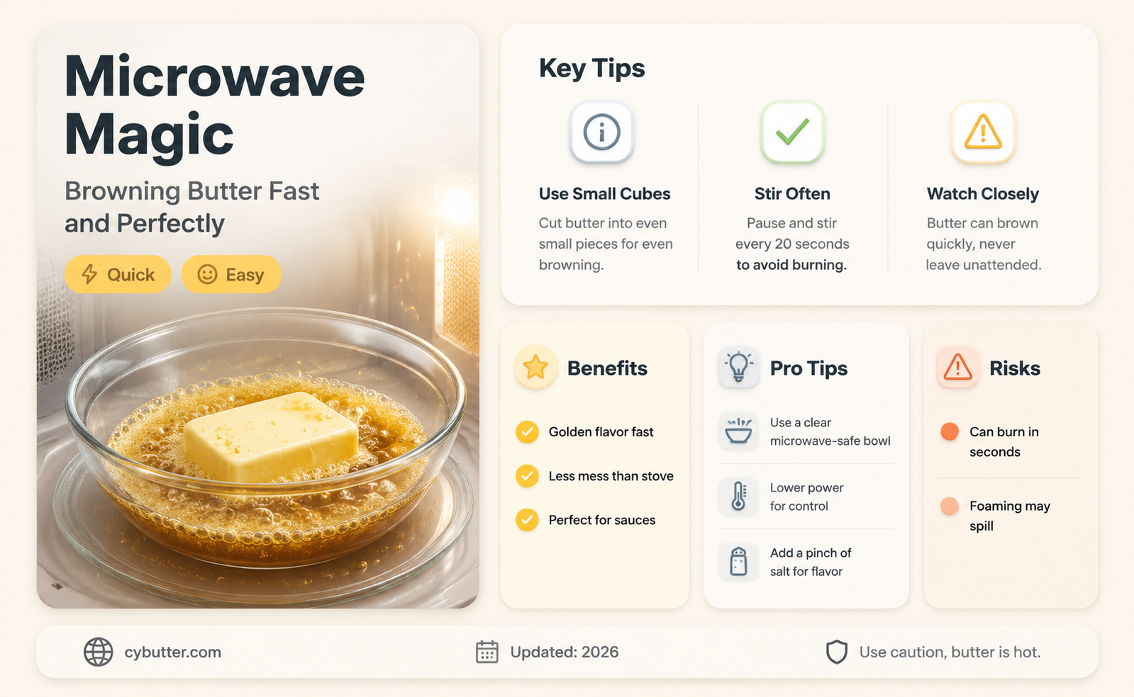how to brown butter in the microwave