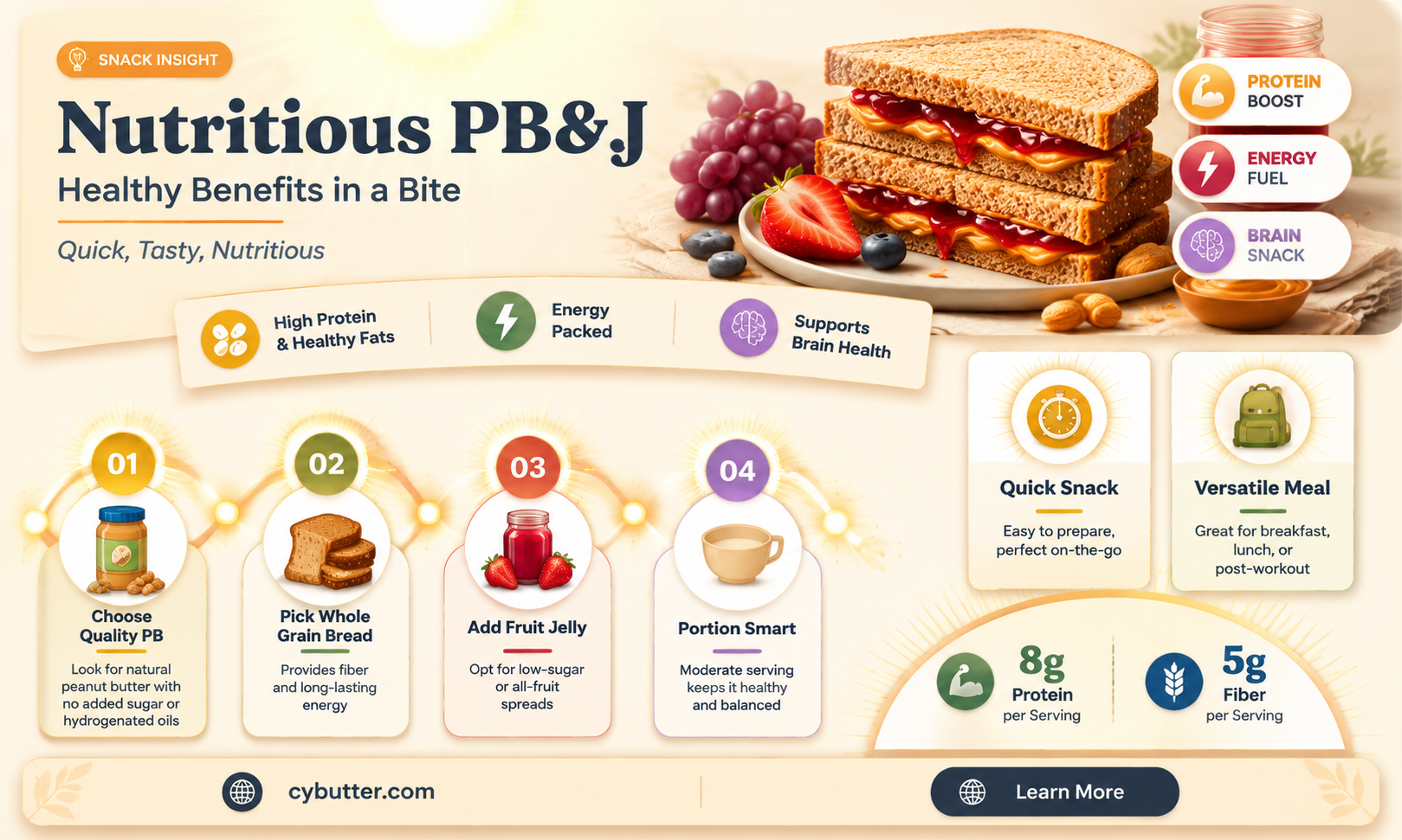 how peanut butter and jelly sandwiches are good for you
