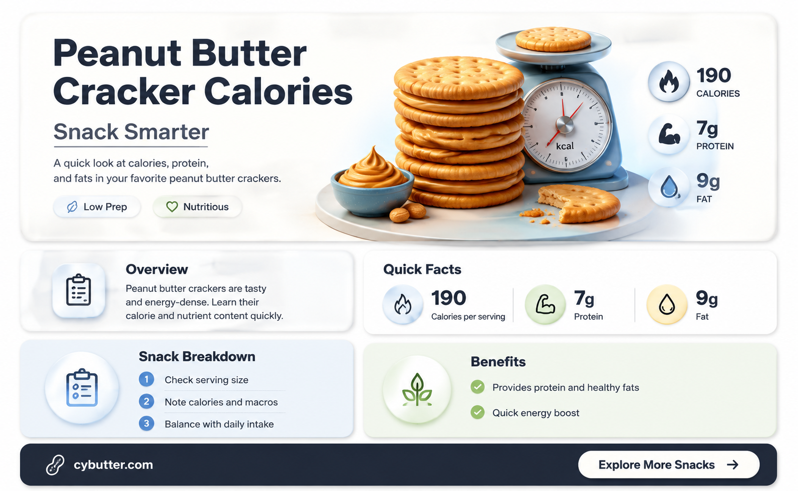 how many calories in a peanut butter cracker