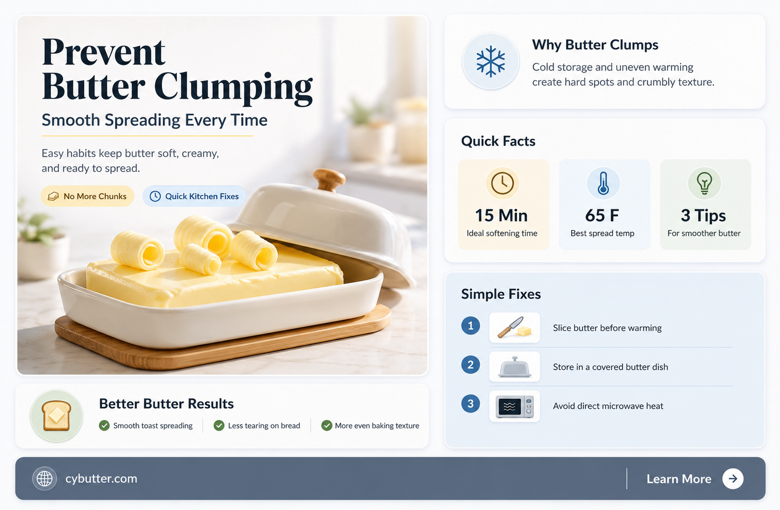 how to get butter from clumping