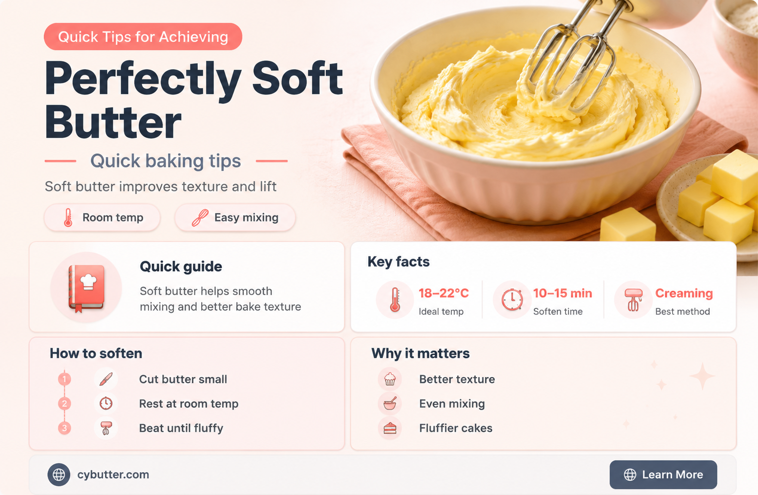 how to get butter soft for baking