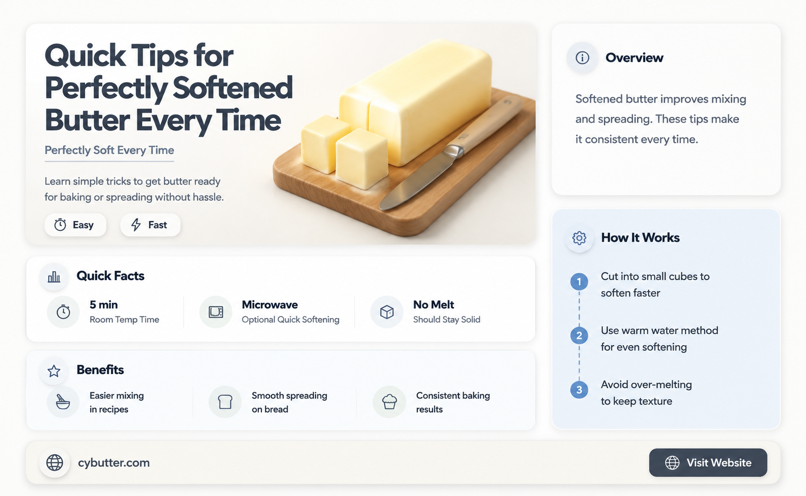 how to get butter softened