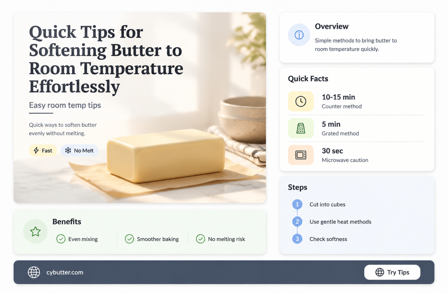 how to get butter to room