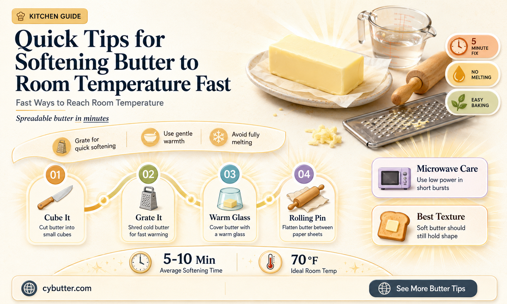 how to get butter at room temperature fat